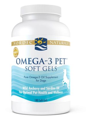 Nordic Naturals Pro Omega-3 Pet Soft Gels -- omega-3s for pets, fish oil for dogs and cats.