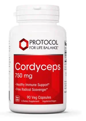 Protocol For Life Organic Cordyceps -- energizing mushroom, immune support.