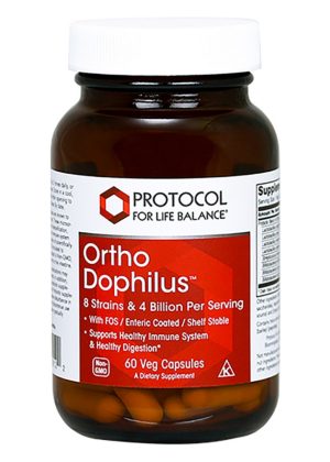 Protocol For Life Ortho Dophilus -- probiotic supplement, gut health.