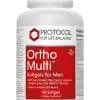Protocol For Life Ortho Multi for Men -- men's multivitamin, prostate support.