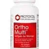 Protocol For Life Ortho Multi for Women -- women's multivitamin, total body wellness.