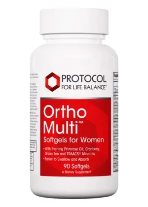 Protocol For Life Ortho Multi for Women -- women's multivitamin, total body wellness.