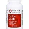 Protocol For Life Ortho Multi w/ 400mg Flax Oil -- high potency, fast absorption.