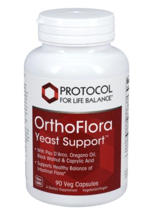 Protocol For Life OrthoFlora Yeast Support -- yeast support, intestinal health.