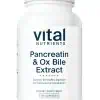 Vital Nutrients Pancreatin & Ox Bile Extract -- digestive enzymes, healthy digestion.
