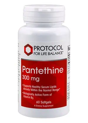 Protocol For Life Pantethine 300mg -- supports healthy serum lipids, vitamin B5