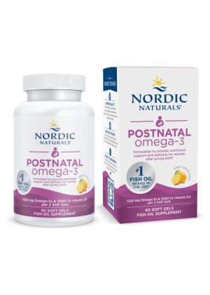 Nordic Naturals Pro Postnatal Omega-3 -- omega-3 support, postpartum health.