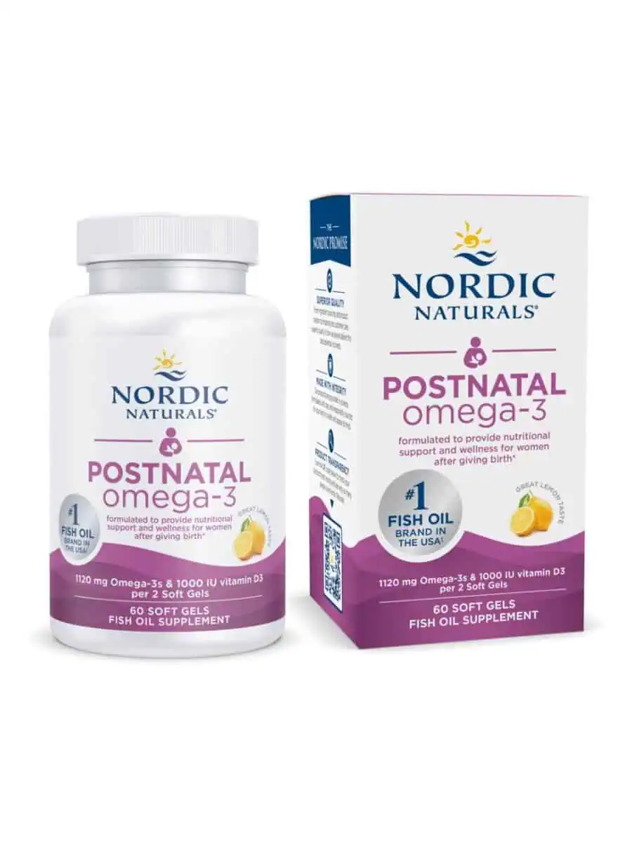 Nordic Naturals Pro Postnatal Omega-3 -- omega-3 support, postpartum health.