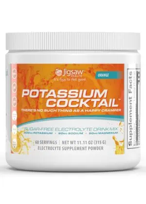 Jigsaw Health Potassium Cocktail Jar, Orange -- potassium supplement, electrolyte support.