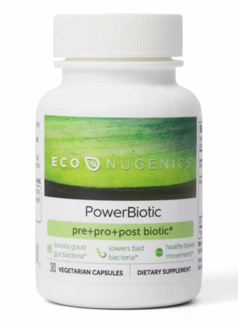Econugenics PowerBiotic -- probiotic supplement, digestive health.