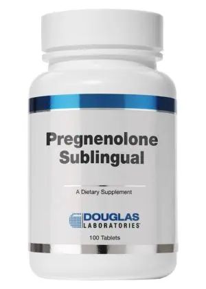 Douglas Laboratories Pregnenolone (5mg) -- hormonal support, dissolvable tablet.