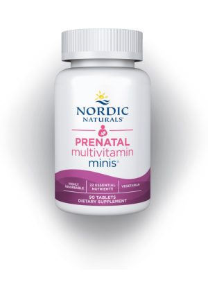 Nordic Naturals Pro Prenatal Multivitamin Minis -- prenatal vitamins, pregnancy support.