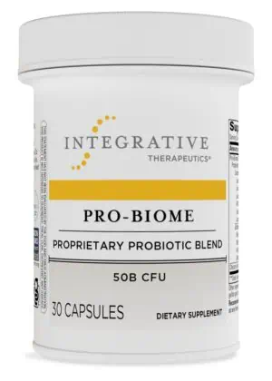 Integrative Therapeutics, Inc. Pro-Biome 50B -- daily probiotic, gastrointestinal health.