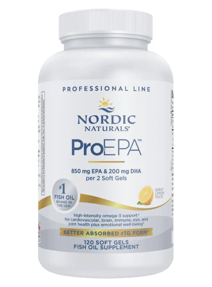Nordic Naturals Pro ProEPA -- omega-3 supplement, fish oil.