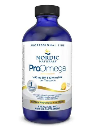 Nordic Naturals Pro ProOmega Lemon Liquid -- omega-3 supplement, fish oil.