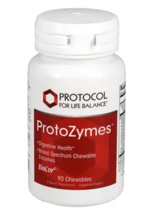 Protocol For Life ProtoZymes Chewable -- digestive health, enzyme support.