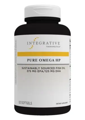 Integrative Therapeutics, Inc. Pure Omega HP Softgels -- omega-3 fatty acids, EPA DHA.