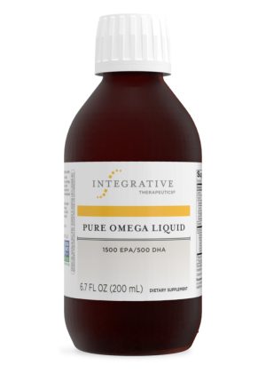 Integrative Therapeutics, Inc. Pure Omega Liquid -- omega-3 supplement, fish oil.