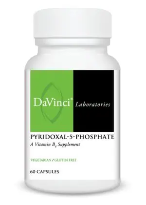 DaVinci Labs Pyridoxal 5-Phosphate -- Vitamin B6 supplement, immune support.