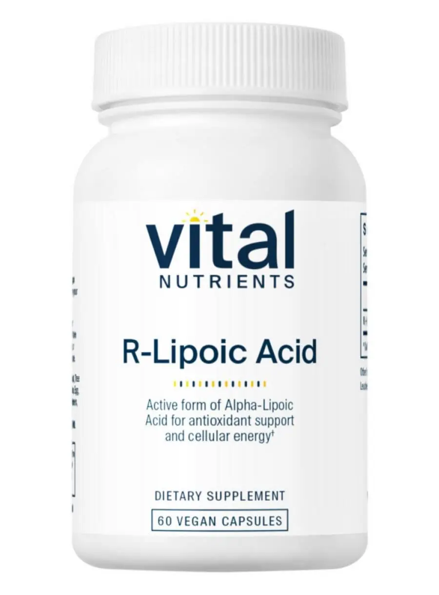 Vital Nutrients R-Lipoic Acid -- antioxidant, metabolism support.