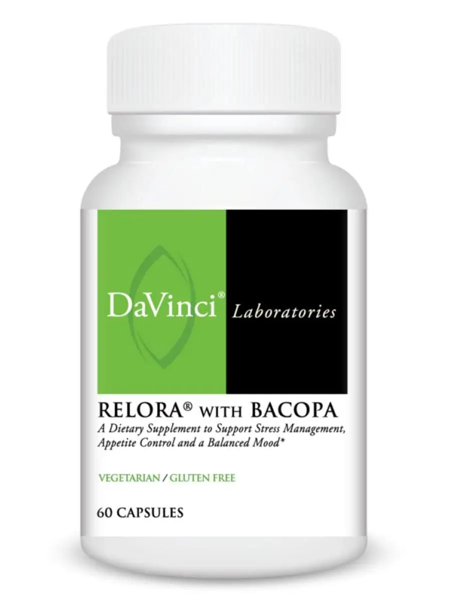 DaVinci Labs Relora with Bacopa -- stress management, mood support.
