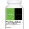 DaVinci Labs Resveratrol-50 -- cardiovascular support, antioxidant properties.