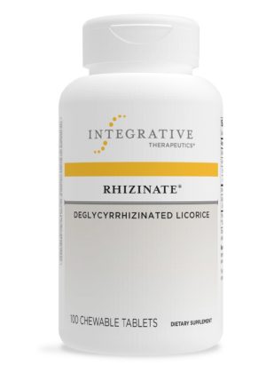 Integrative Therapeutics, Inc. Rhizinate Chewable -- digestive relief, chewable formula.