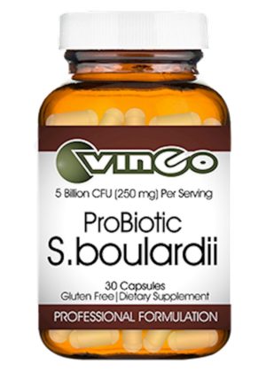 Vinco Saccharomyces boulardii -- probiotic yeast, gastrointestinal health.