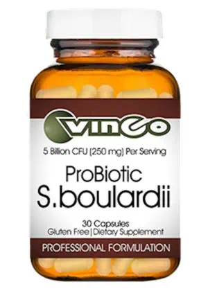 Vinco Saccharomyces boulardii -- probiotic yeast, gastrointestinal health.