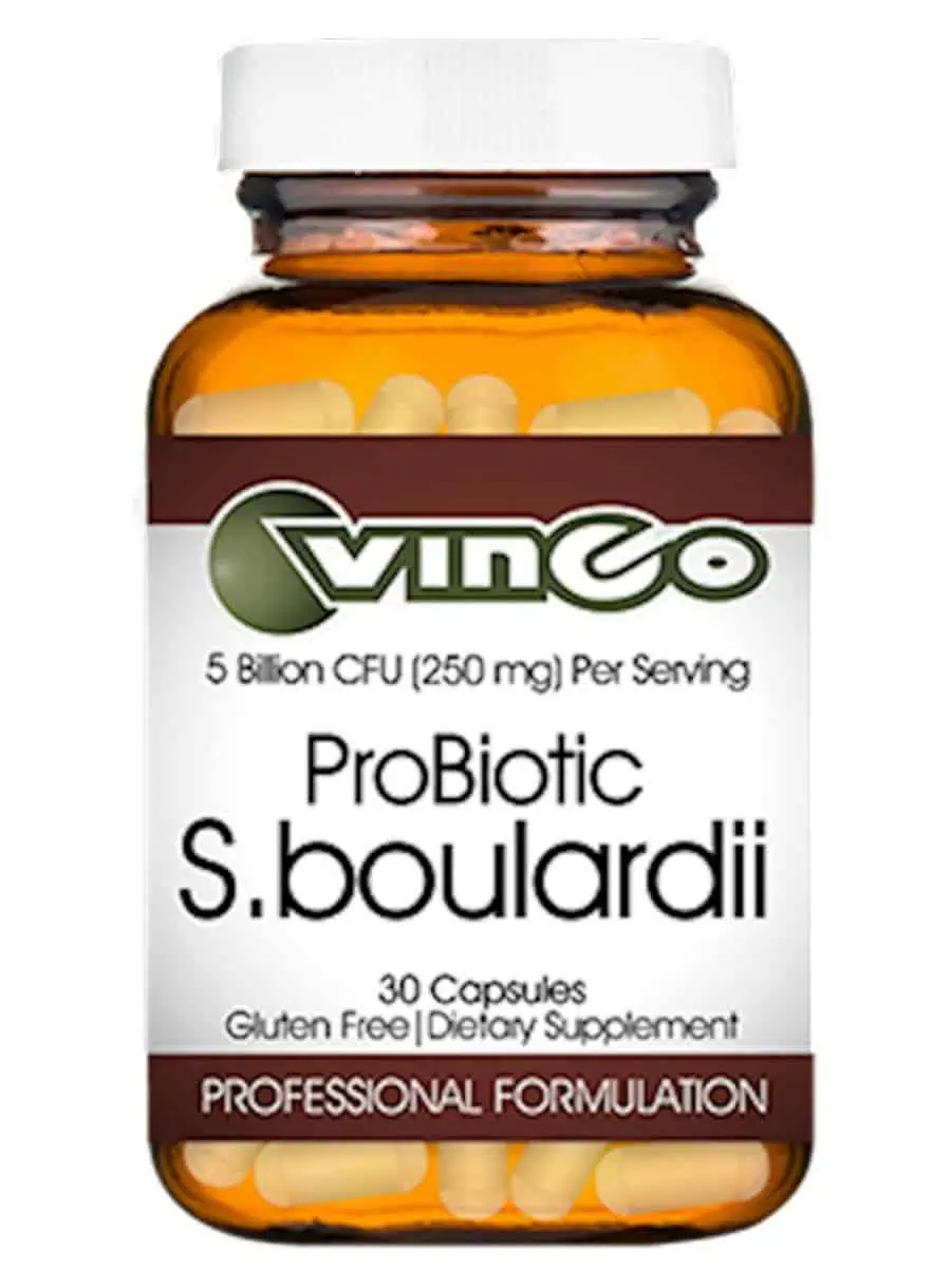 Vinco Saccharomyces boulardii -- probiotic yeast, gastrointestinal health.