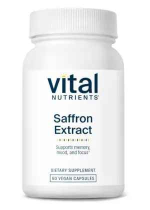 Vital Nutrients Saffron Extract 30mg -- saffron extract, stress support.