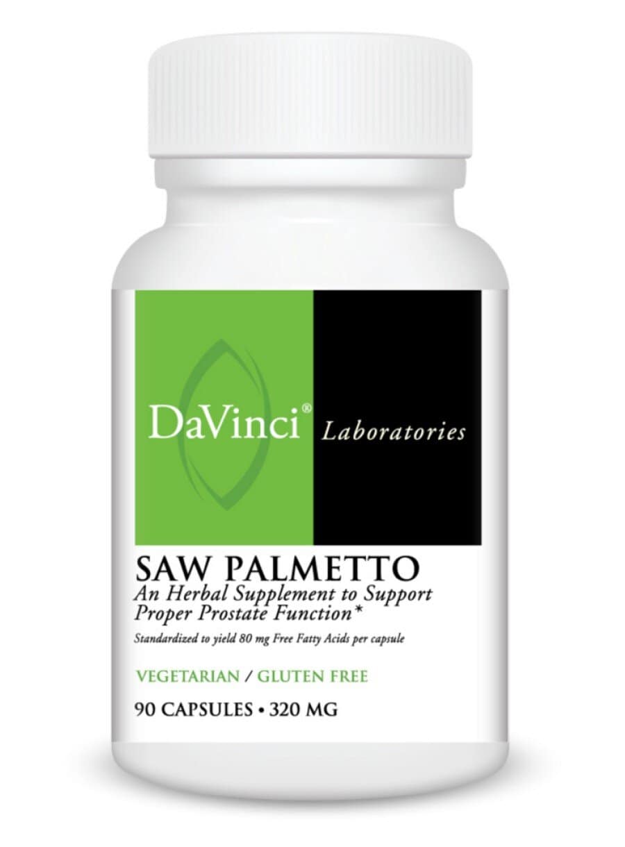 DaVinci Labs Saw Palmetto 320mg -- prostate support, vegetarian formula.