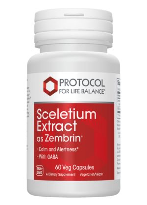 Protocol For Life Sceletium Extract as Zembrin(R) 25 mg -- emotional support, cognitive enhancement.