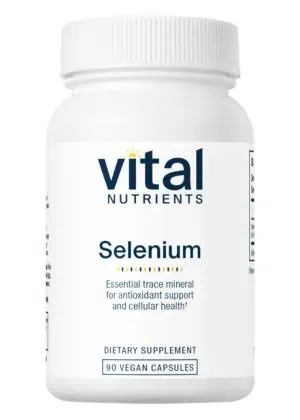 Vital Nutrients Selenium 200mcg -- selenium supplement, antioxidant support.