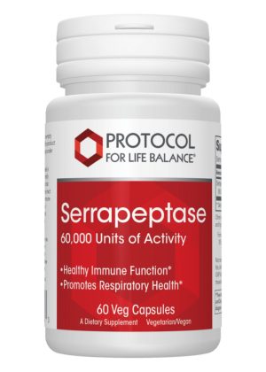 Protocol For Life Serrapeptase 60,000 Units of Activity -- serrapeptase, immune support.