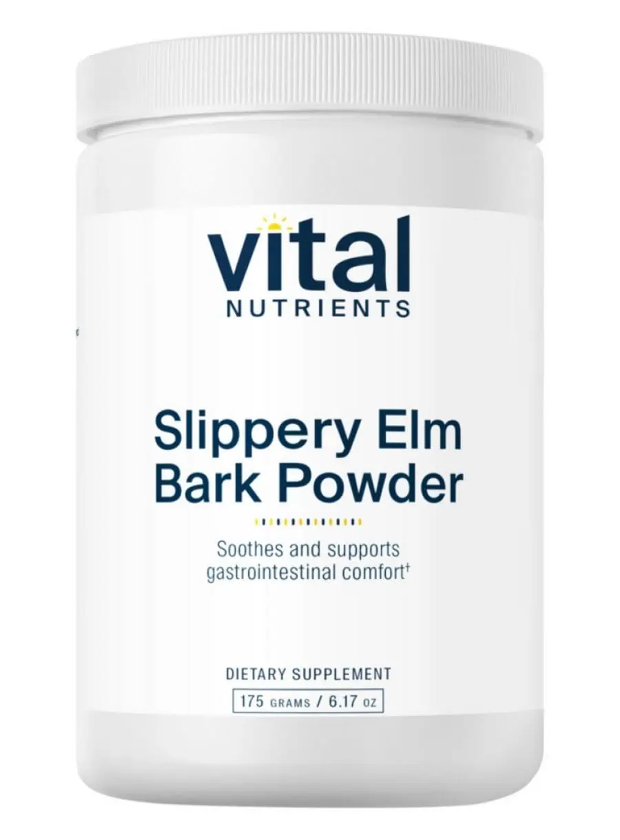 Vital Nutrients Slippery Elm Bark Powder -- digestive health, mucus support.