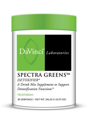 DaVinci Labs Spectra Greens(TM) -- detoxifying drink mix, nutrient-rich blend.