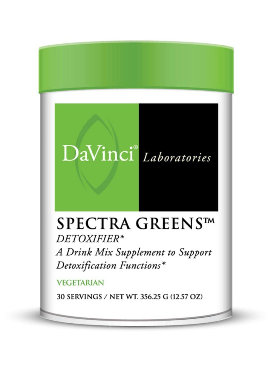 DaVinci Labs Spectra Greens(TM) -- detoxifying drink mix, nutrient-rich blend.