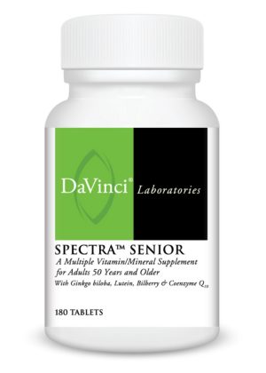 DaVinci Labs Spectra Senior -- advanced multivitamin for seniors, comprehensive nutrient support.