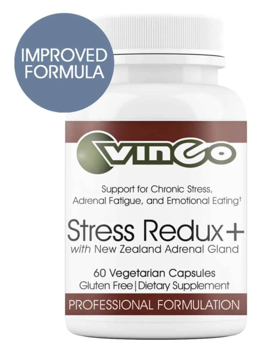 Vinco Stress Redux + -- stress support, adrenal health.