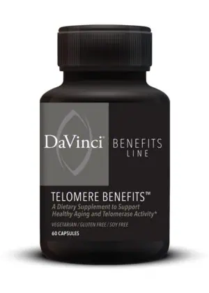 DaVinci Labs Telomere Benefits -- telomere support, aging support