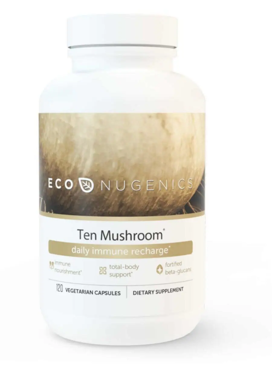Econugenics Ten Mushroom Formula -- immune support, total body health.