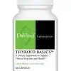 DaVinci Labs Thyroid Basics -- thyroid support, dietary supplement.