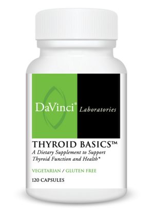 DaVinci Labs Thyroid Basics -- thyroid support, dietary supplement.