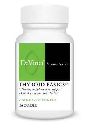 DaVinci Labs Thyroid Basics -- thyroid support, dietary supplement.