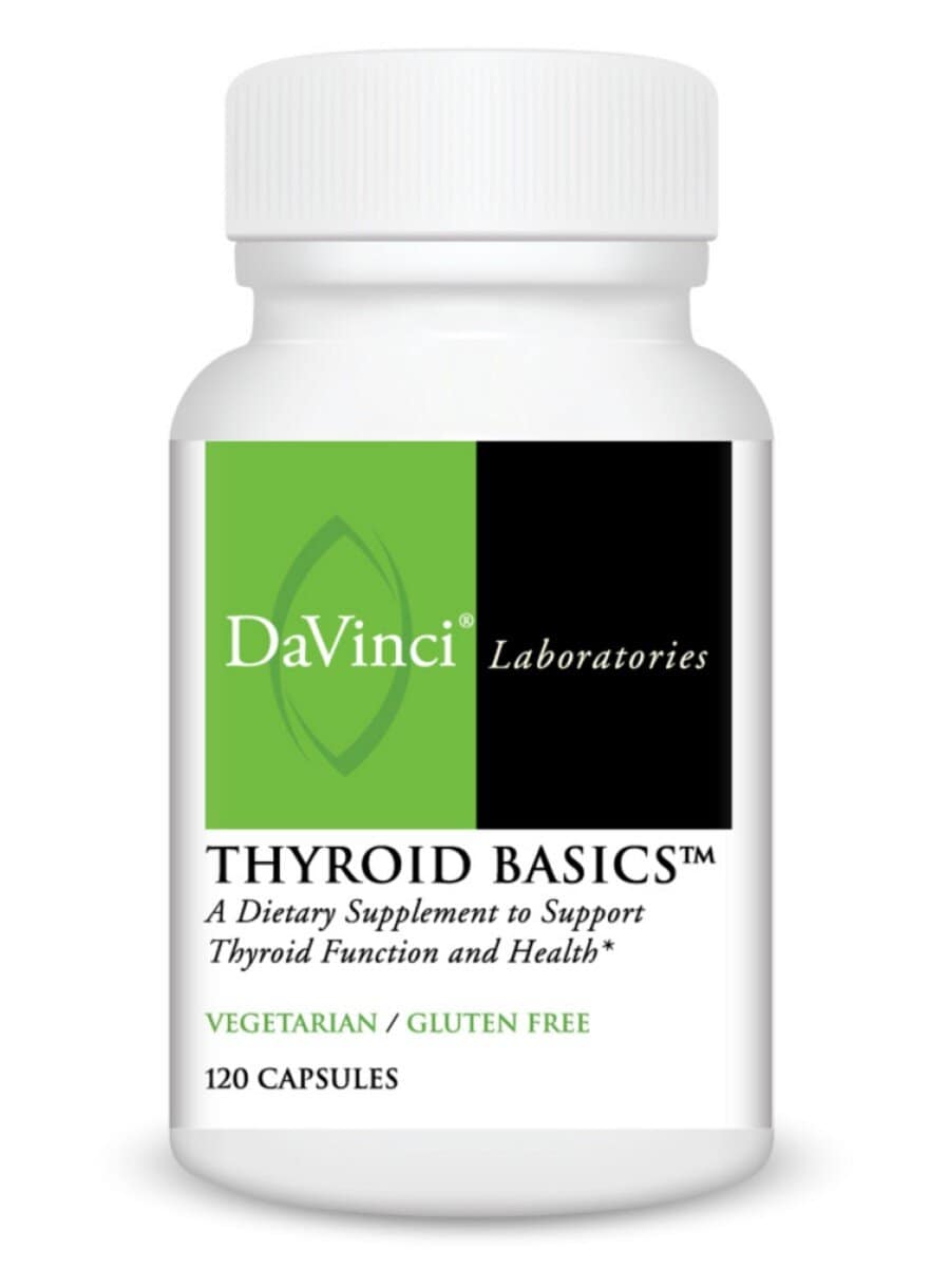 DaVinci Labs Thyroid Basics -- thyroid support, dietary supplement.
