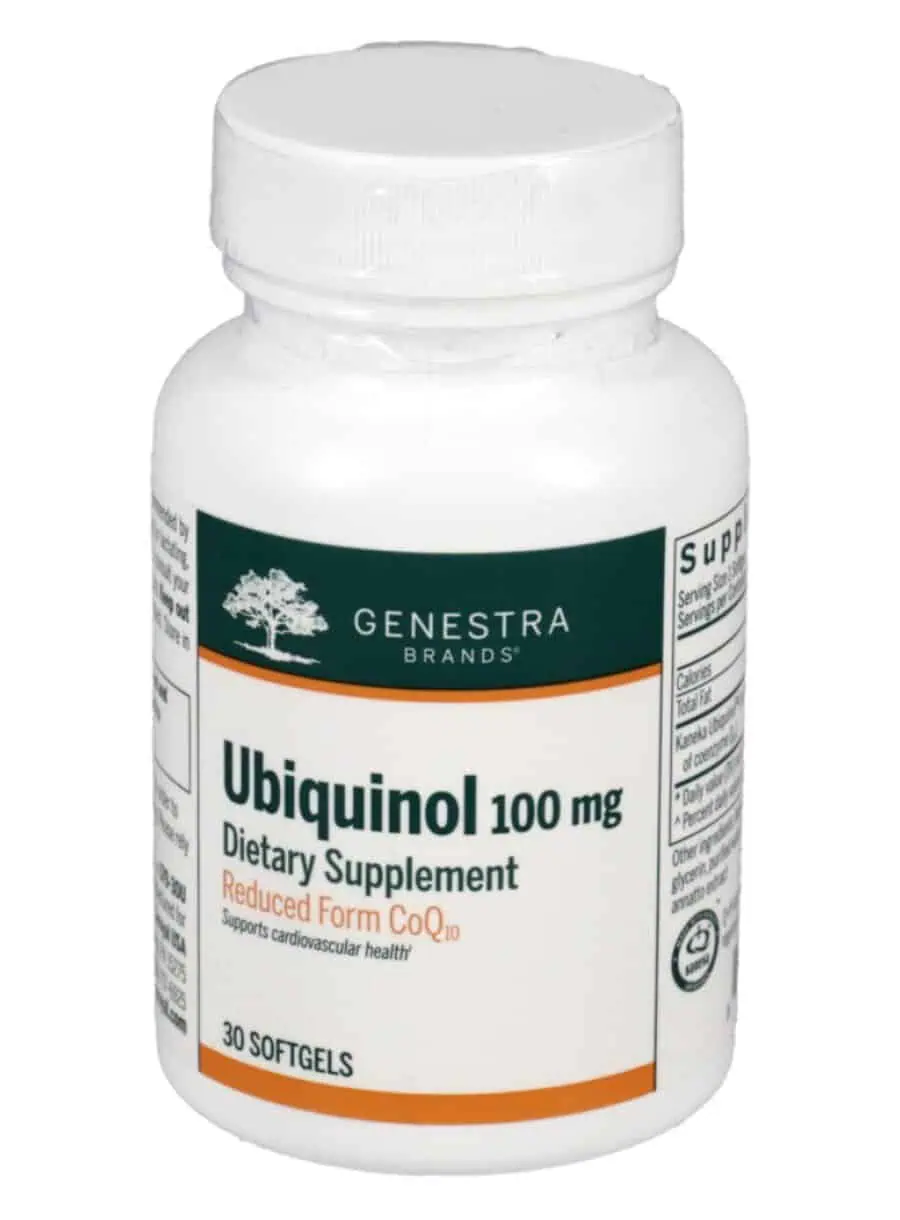 Seroyal/Genestra Ubiquinol 100mg -- coenzyme Q10, antioxidant.