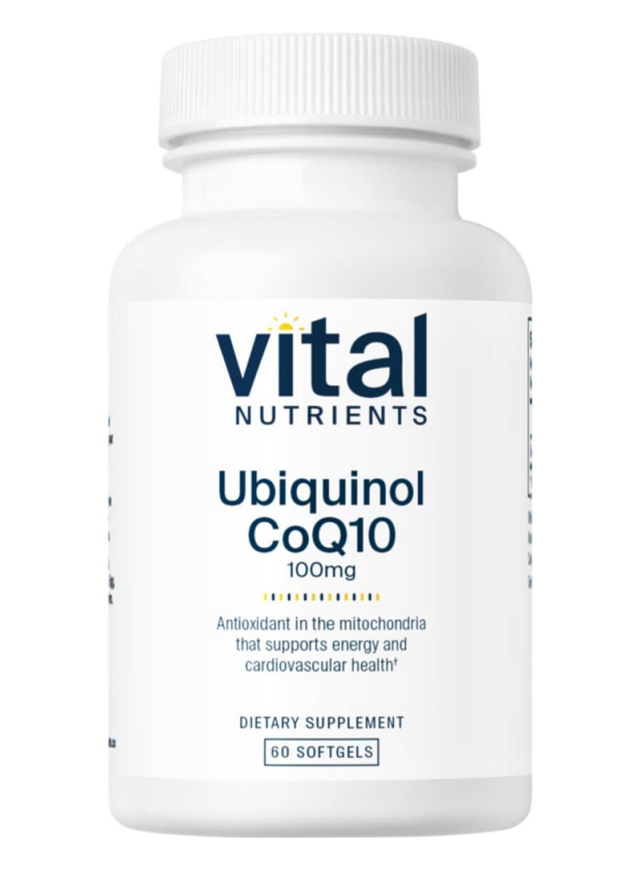 Vital Nutrients Ubiquinol CoQ10 100mg -- ubiquinol, CoQ10