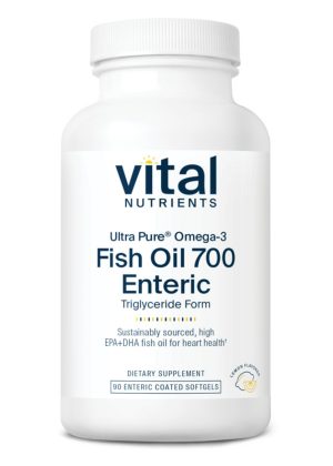 Vital Nutrients Ultra Pure(R) Fish Oil 700 Enteric -- fish oil, omega-3