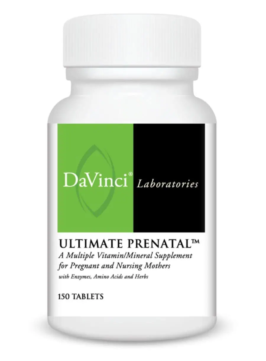DaVinci Labs Ultimate Prenatal -- prenatal vitamins, vegetarian supplement.